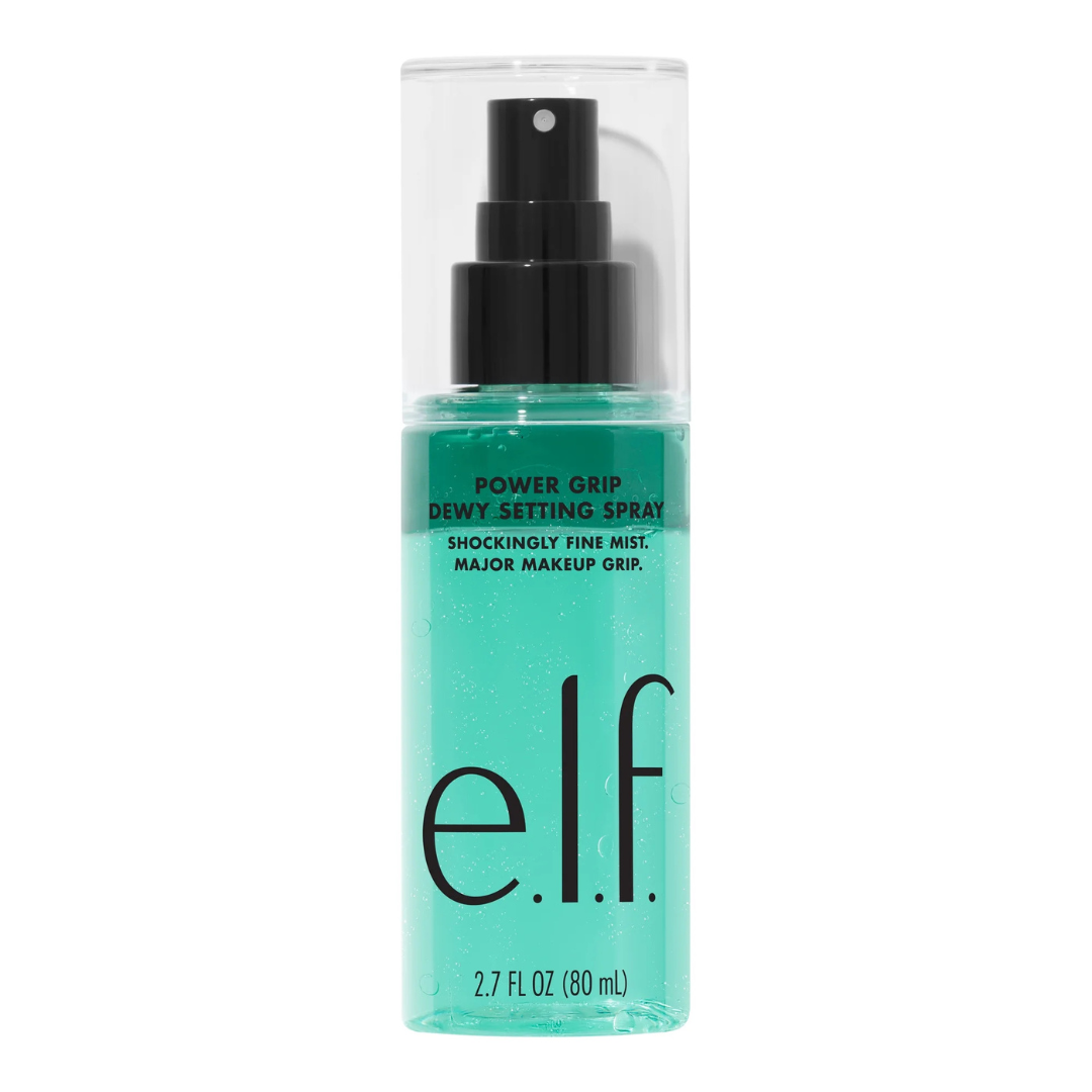 e.l.f. Power Grip Dewy Setting Spray – Spray Fijador con Acabado Radiante