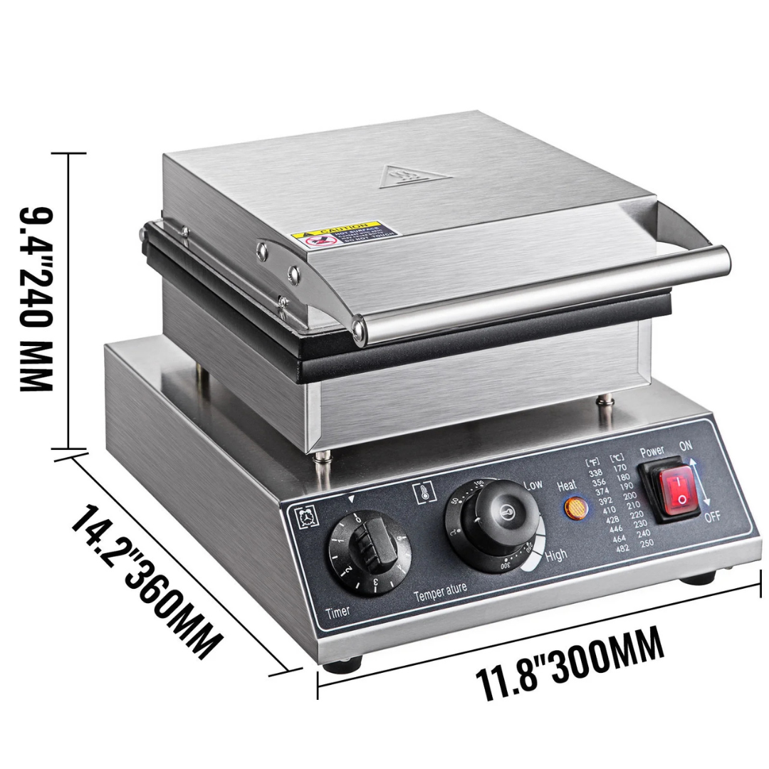 KFFKFF Máquina para 25 Mini Panqueques Holandeses (Poffertjes) – Profesional y Precisa