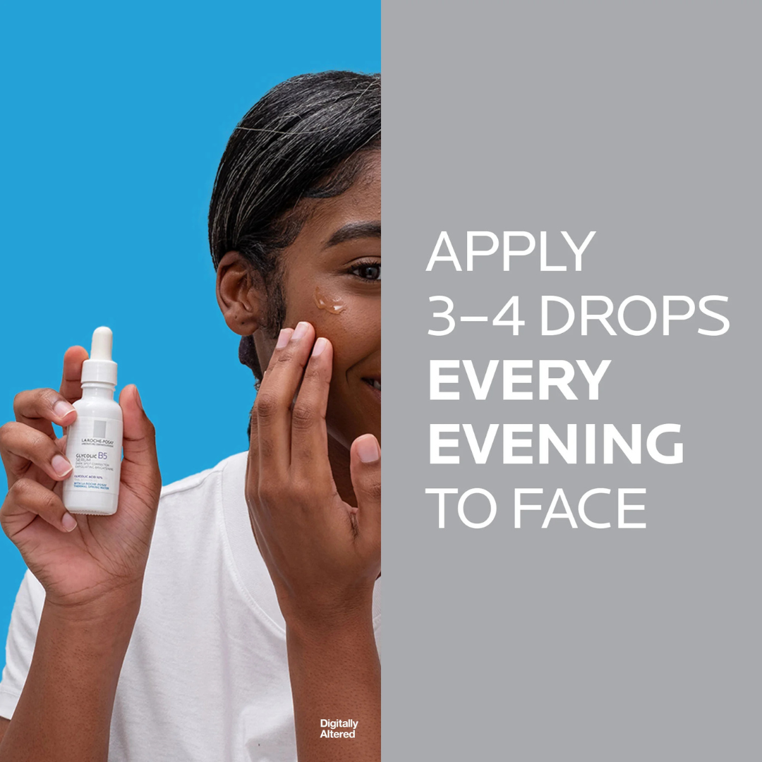 La Roche-Posay B5 + 10% Ácido Glicólico – Suero Renovador Facial