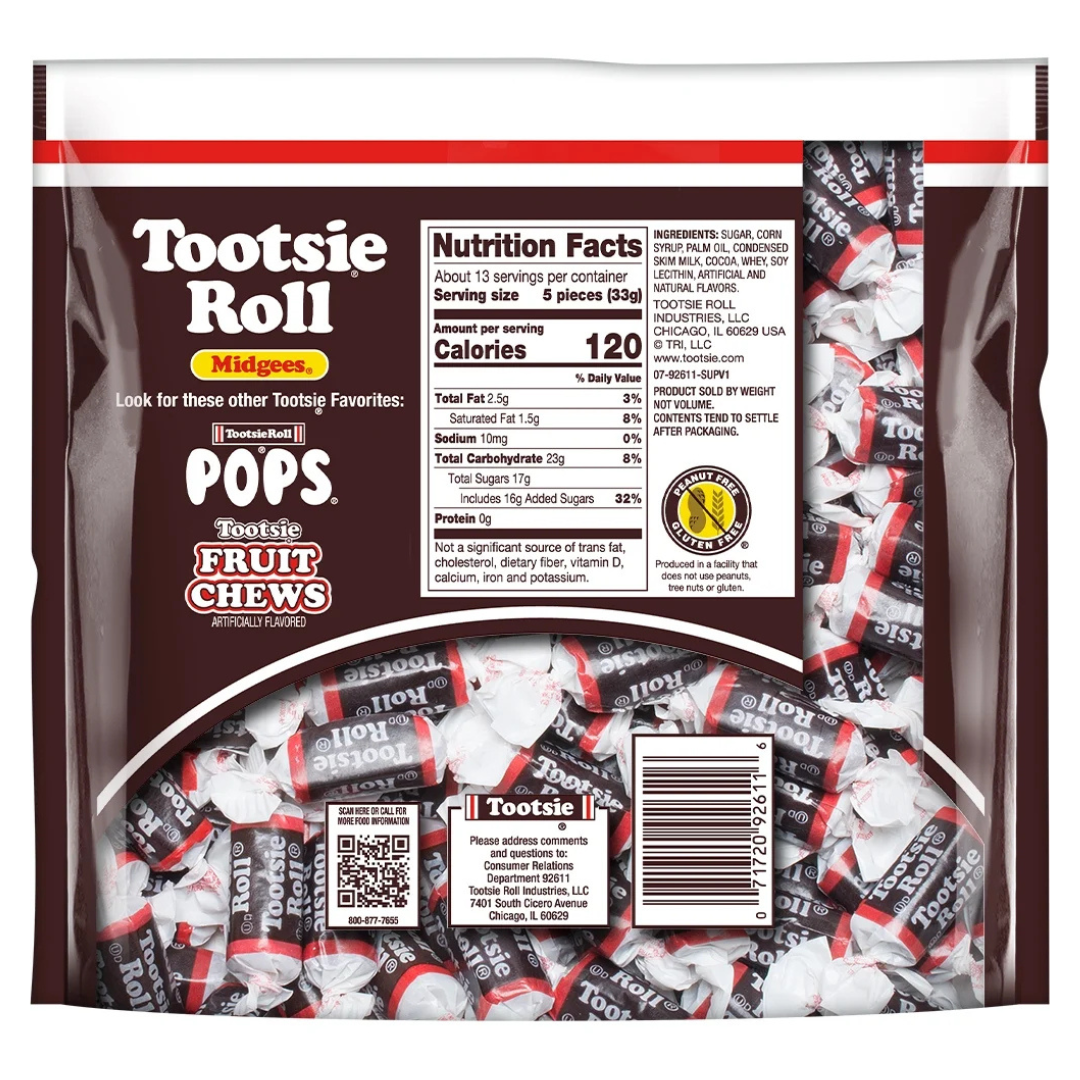 Tootsie Roll Midgees – Caramelos de Chocolate