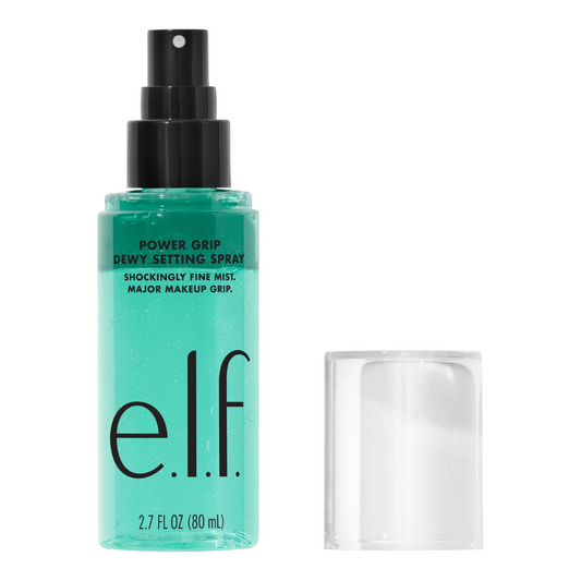 e.l.f. Power Grip Dewy Setting Spray – Spray Fijador con Acabado Radiante