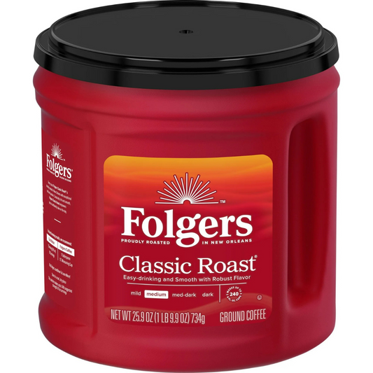 Folgers Classic Roast – Café Molido Tostado Medio