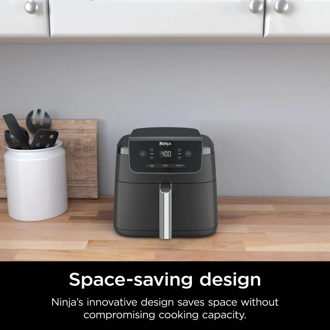 Ninja Pro XL Freidora de Aire de 5 Qt – Negra, Apagado Automático