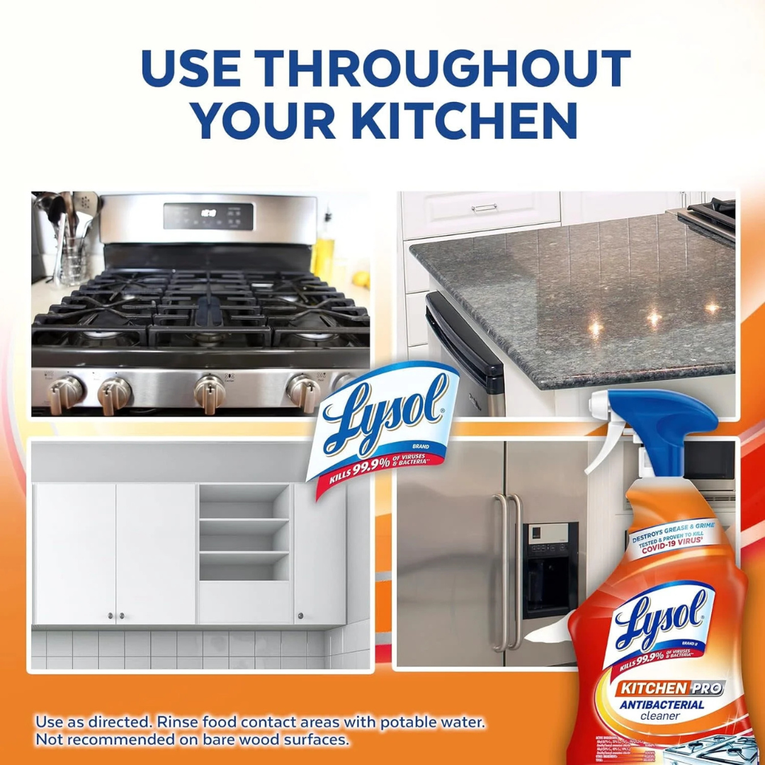Lysol Kitchen Pro – Limpiador Antibacterial de Cocina