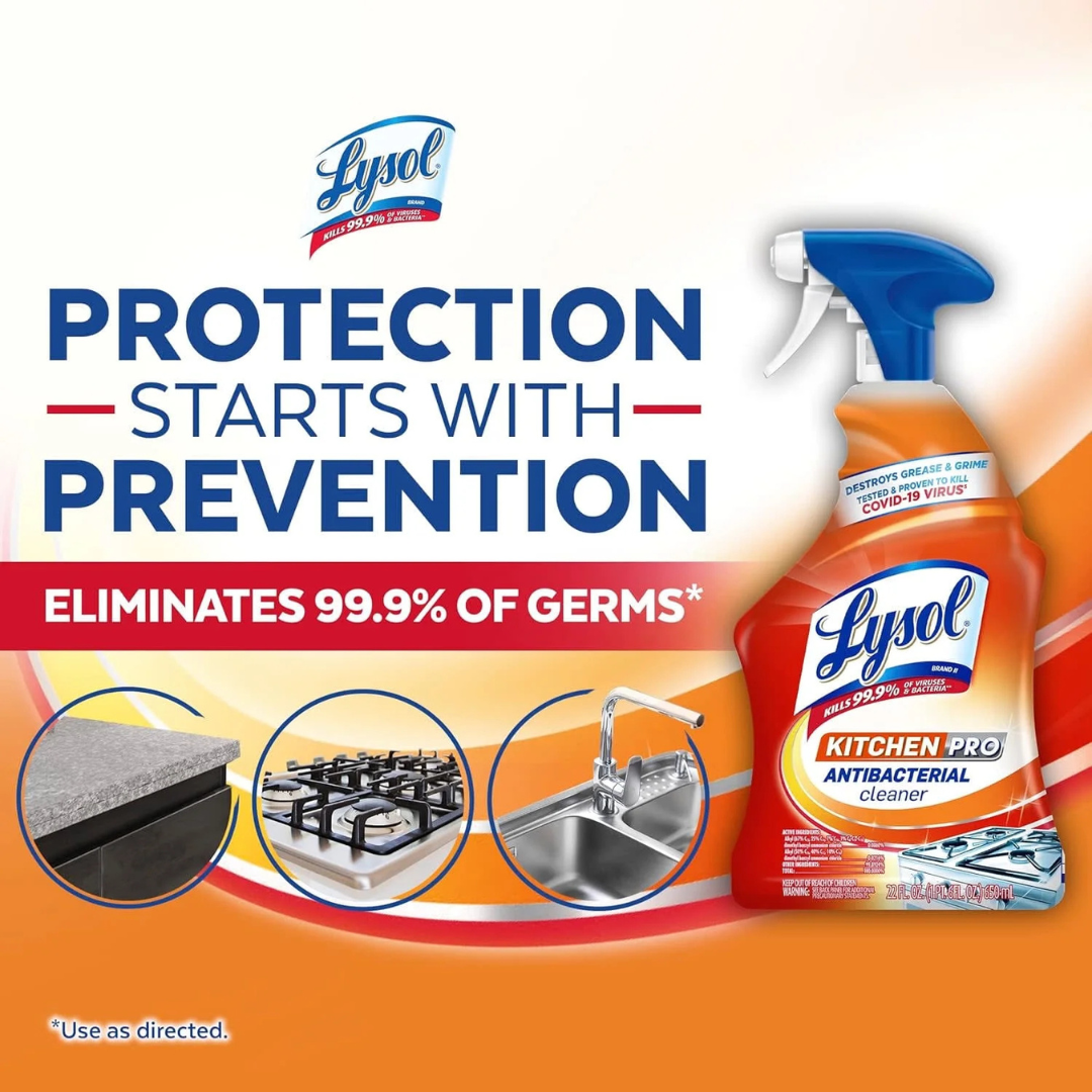 Lysol Kitchen Pro – Limpiador Antibacterial de Cocina