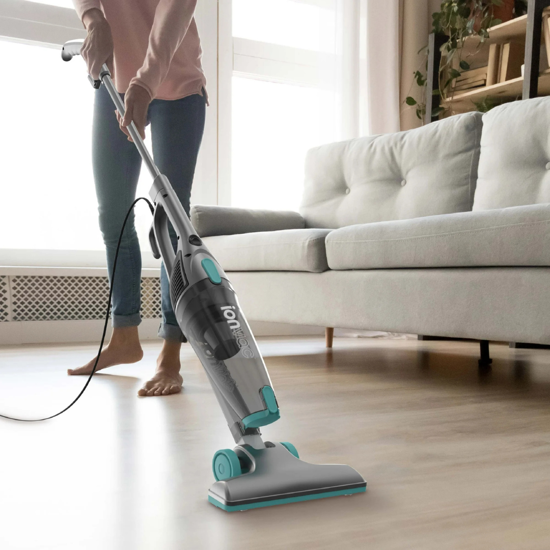 IonVac ZipVac – Aspiradora 3 en 1 con Cable para Piso, Alfombra y Mano