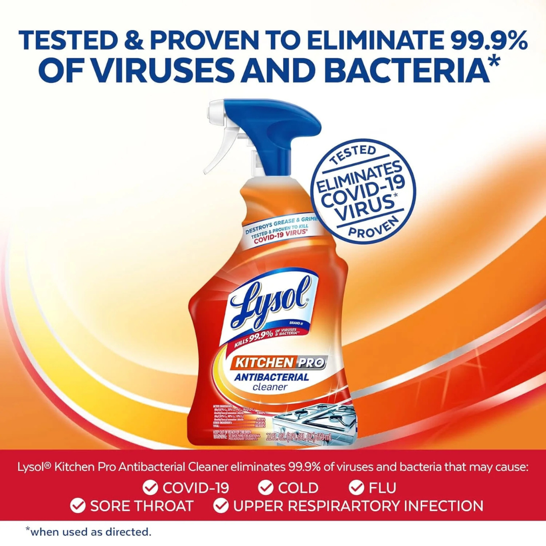 Lysol Kitchen Pro – Limpiador Antibacterial de Cocina
